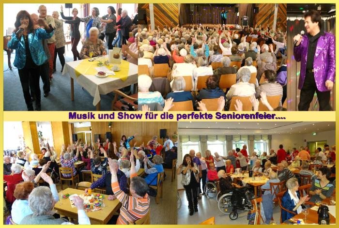 Musik und Show für die perfekte Seniorenfeier.